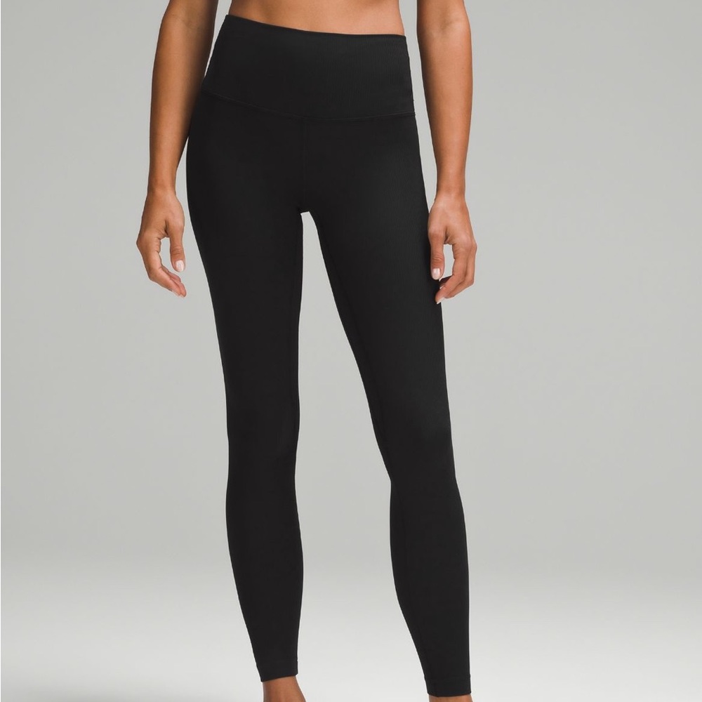 LULULEMON RIBBED ALIGN LEGGING- SIZE 4- 28”